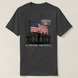 Camiseta Citação Patriótica do Dia dos Veteranos