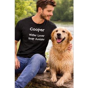 Camiseta Citação Personalizada de Amante de Cachorro Aman
