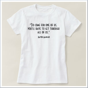 Camiseta Citação Política Inspiradora APENAS FRENTE