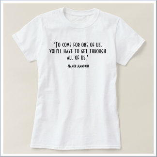 Camiseta Citação Política Inspiradora | FRENTE&E COSTAS