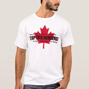 Camiseta Citação política: Parem com esta folha de cartogra
