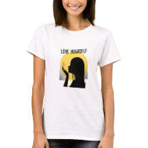 Citação positiva: "Ame-se a si mesma" mulheres mot