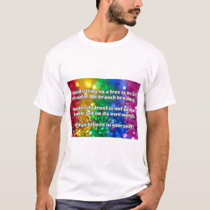 Camiseta Citação Positiva de Encorajamento Empath