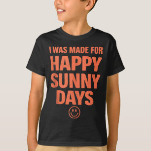 Camiseta Citação positiva em negrito estética feliz de verã