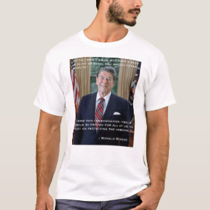 Camiseta Citação Pró-Vida Reagan