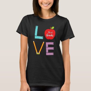 Camiseta Citação Professor Fofo Amor Terceira Série Turma