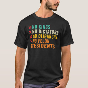 Camiseta Citação Protesto Político Sem Reis Liberd