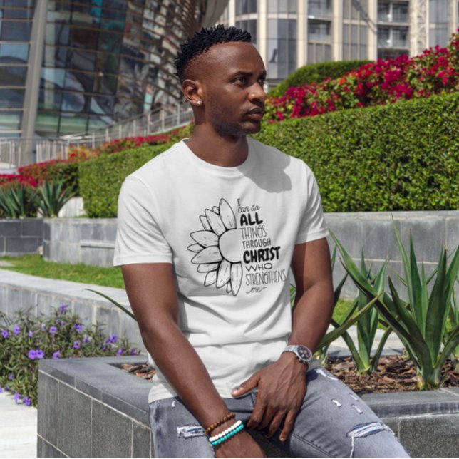 Camiseta Citação Religiosa Cristã (Criador carregado)