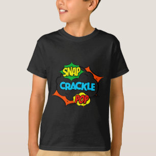 Camiseta Citação Retro Divertida Snap Crackle P Relax Meme