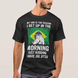 Camiseta Citação Sarcástica de Jiu Jitsu Brasileiro Mma Bjj