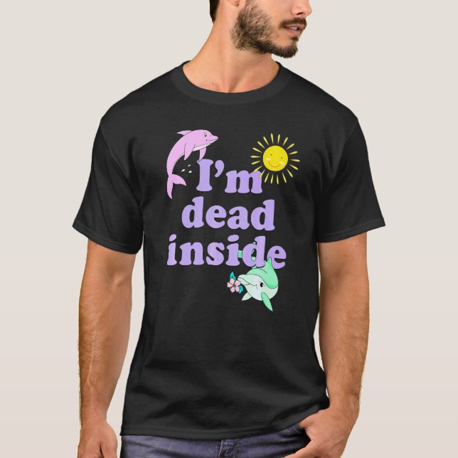 Camiseta Citação Sarcástica Do Humor Humor Do Dentro Do Im (Frente)