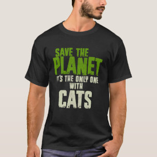 Camiseta Citação sarcástica engraçada Meio ambiente Salve o