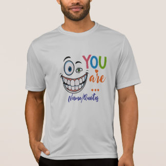 Camiseta Citação Sarcástica Mínima