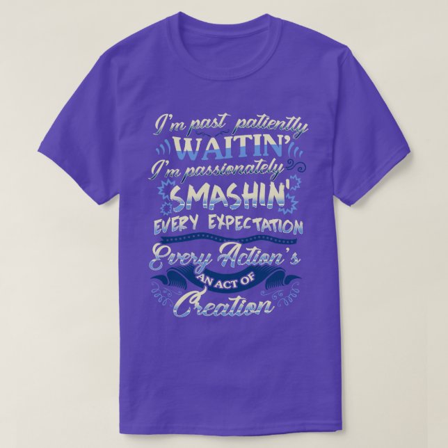Camiseta citação Smashin (Frente do Design)
