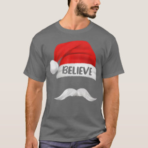 Camiseta Citação sobre o bigode de Papai Noel para as mulhe