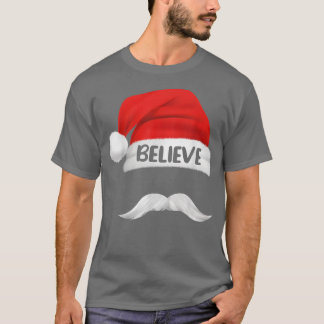 Camiseta Citação sobre o bigode de Papai Noel para as mulhe