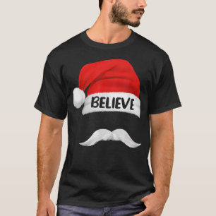 Camiseta Citação sobre o bigode de Papai Noel para as mulhe