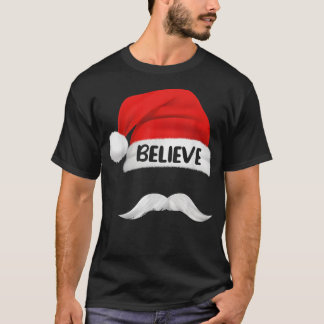 Camiseta Citação sobre o bigode de Papai Noel para as mulhe