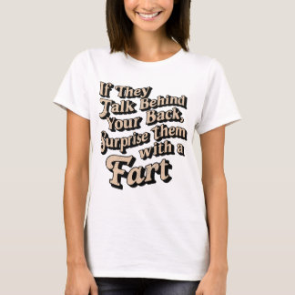 Camiseta Citação Surpresa Funny Fart