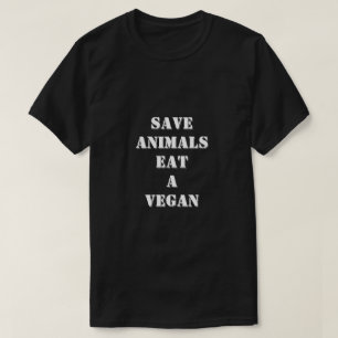 Camiseta Citação vegana engraçada