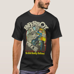 Camiseta Citação Vintage Menino de Jornal Esta Criança Real