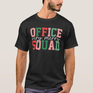Camiseta Citação Xmas de Papais noeis de Tendência de Esqua