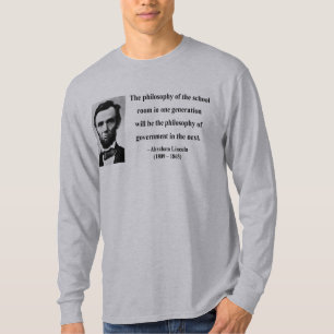 Camiseta Citações 11b de Abraham Lincoln