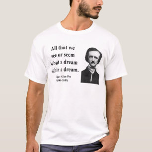 Camiseta Citações 1b do ponto de entrada de Edgar Allen