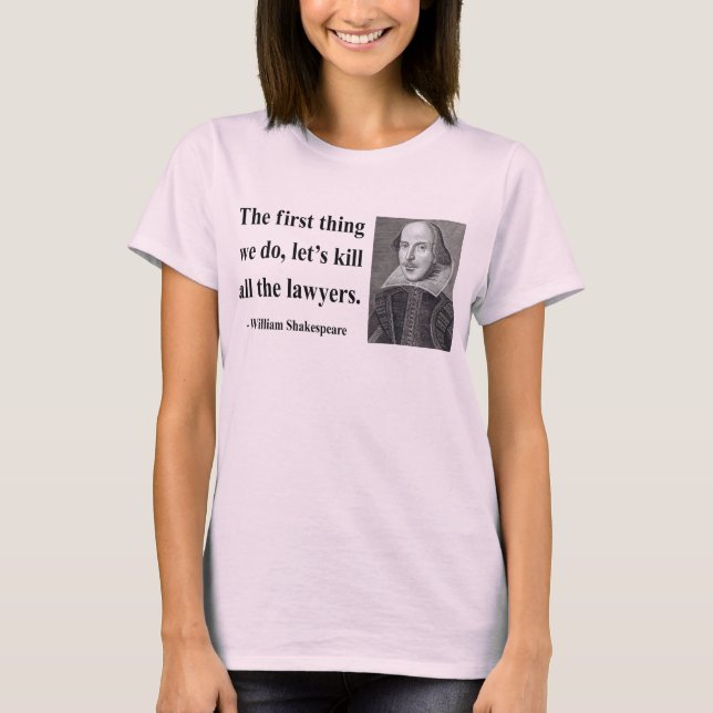 Camiseta Citações 4b de Shakespeare (Frente)