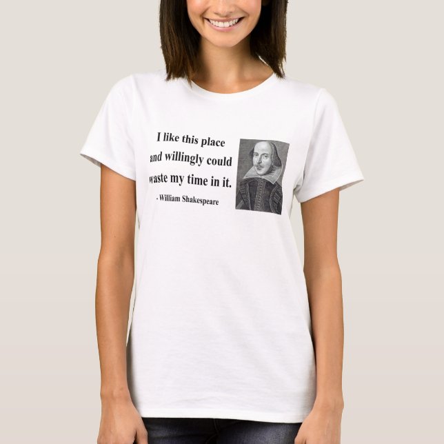 Camiseta Citações 6b de Shakespeare (Frente)