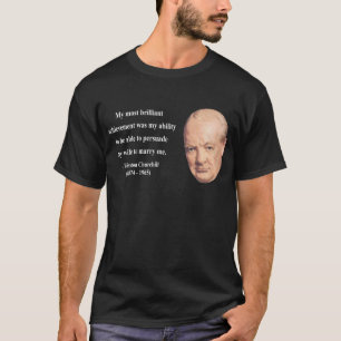 Camiseta Citações 6b de Winston Churchill