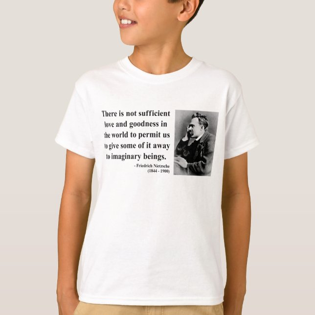 Camiseta Citações 7b de Nietzsche (Frente)