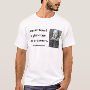 Camiseta Citações 9b de Shakespeare