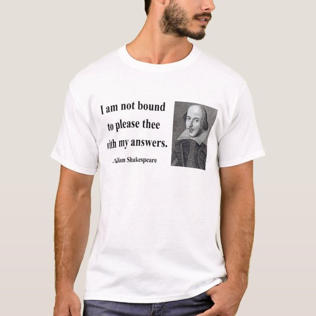 Camiseta Citações 9b de Shakespeare (Frente)