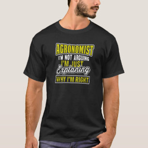 Camiseta Citações Agrônomas Estou apenas explicando o Agron