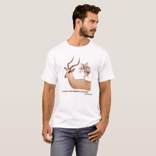 Camiseta Citações animais de John Muir dos animais