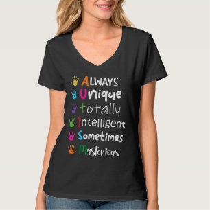 Camiseta Citações Autismo Significativas