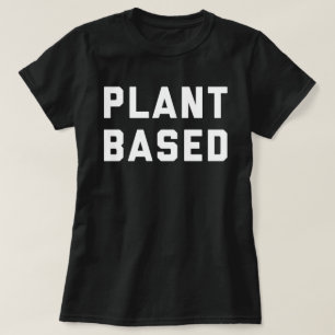 Camiseta Citações baseadas planta do Vegan
