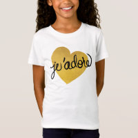 Citações coração preto & Dourado de | de J'adore