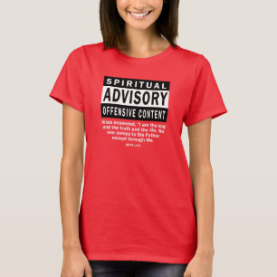 Camiseta Citações Cristãs do Conselho Espiritual João 14:6