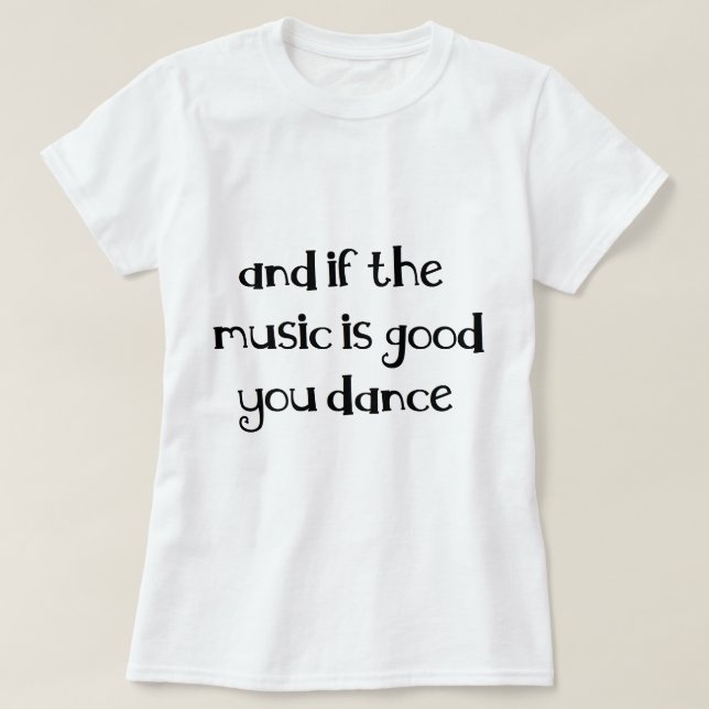Camiseta Citações da dança (Frente do Design)