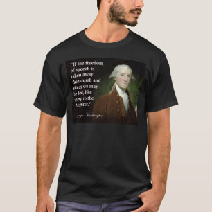 Camiseta Citações da liberdade de expressão de George