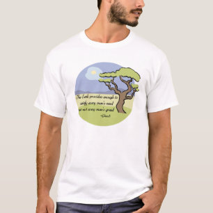 Camiseta Citações da terra pelo t-shirt de Gandhi