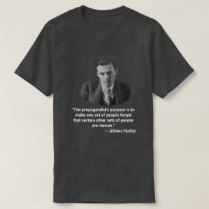Camiseta Citações de Aldous Huxley