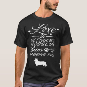 Camiseta Citações de Amor do Corgi Galês de Cardigan ao Meu
