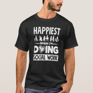 Camiseta Citações de Apreciação de Assistente Social