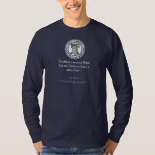 Camiseta Citações de Ayn Rand (totalitarismo)