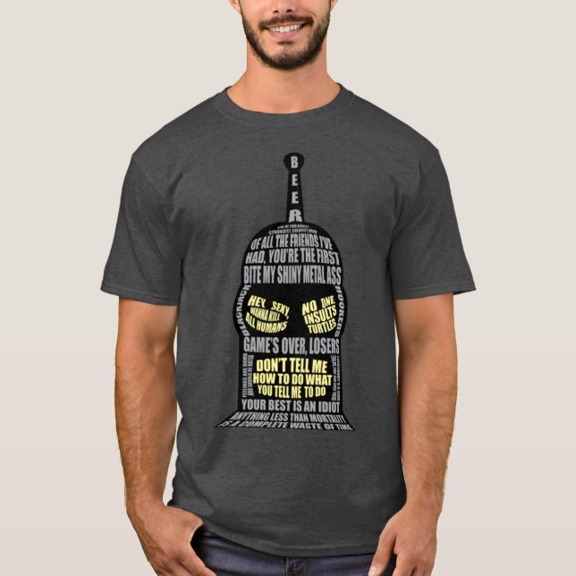 Camiseta Citações de Bender da família (Frente)