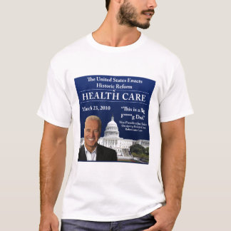 Camiseta Citações de Biden dos cuidados médicos (versão