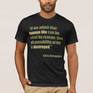 Camiseta Citações de Chris McCandless